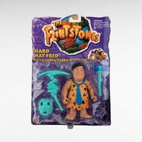 Mattel Flintstones Toy Set, Wilma & Pebbles, Hard Hat Fred, New in Package, Vintage Collectibles