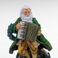 Vintage Pipka Santa Figurines, Russian and Irish Santa Claus Set, Collectible Holiday Decor, Christmas Gift, Limited Edition, Home Decor