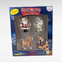 2000 Enesco Rudolph Ornament Set, Misfit Toys, 4 Piece, New in Package, Christmas Decor, Collectible Ornaments