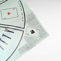 Vintage 1937 Whitman Rummy Royal Game Mat - Michigan Rummy - Family Fun Night - Collectible Game - Gift for Game Collectors