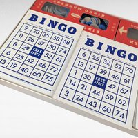 Vintage Whitman Bingo Game - 45 Cards - Family Fun Night - Collectible Game - Gift for Game Collectors - Missing 2 Pieces