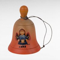 Vintage Anri Christmas Lot: 1989 Ornament, 1977 Bell, 1982 Annual Bell - Hand-Carved Collectibles