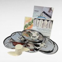 Vintage Cuisinart Complete DLC-8/DLC-10 Disc Set, 8 Food Processor Blades, Unused Condition, Original Box, Replacement Parts