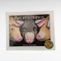 2001 The Three Pigs by David Wiesner, Caldecott Medal Winner, Hardcover Children's Book, Vintage Storybook Gift