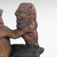 1971 Rumph Handmade Mug, Unique Handle, Collectible Stoneware, Gift for Art Lovers, Unique Drinkware