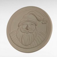 Vintage 1995 Hill Design Santa Cookie Stamp, Christmas Baking, Recipe Book Included, Collectible Holiday Kitchen Decor, Gift for Baker
