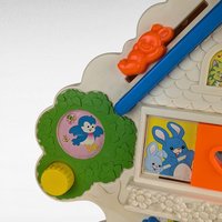 Vintage Fisher-Price Musical Activity Center, Crib Toy, Baby Activity Toy, 1970s Toy, Musical Toy, Baby Shower Gift, Nursery Decor