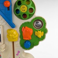 Vintage Fisher-Price Musical Activity Center, Crib Toy, Baby Activity Toy, 1970s Toy, Musical Toy, Baby Shower Gift, Nursery Decor