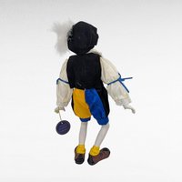 Vintage Clown Doll, Porcelain Face and Limbs, Collectible Display Doll, Whimsical Home Decor, Gift for Clown Enthusiasts