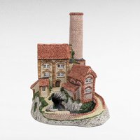 Vintage 1987 David Winter Derbyshire Mill, The Midlands Collection, Cottage Decor,  Collectible Figurine