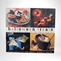 Vintage Halloween Cookbook Pair: 1998 Treats & 2000 Frightfully Fun Recipes, Family Halloween Baking, Holiday Celebrations, Spooky Gift