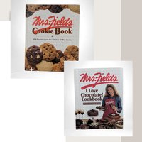 Vintage Mrs. Fields Cookbook Pair: "Cookie Book" & "I Love Chocolate!" 1990s Baking Recipes, Retro Dessert Gift, Cookie Lover