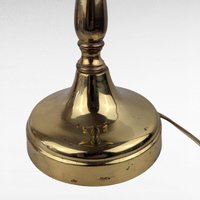 Vintage Double Brass Lamp, Gooseneck Lamp, Table Lamp, Brass Lighting, Two Light Lamp, Desk Lamp, Vintage Lighting, Decorative Lamp