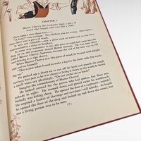 1940 Pinocchio Hardcover Book, C. Collodi, Vintage Children's Literature, Collectible Book, Illustrated Classic, Antique Book
