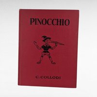 1940 Pinocchio Hardcover Book, C. Collodi, Vintage Children's Literature, Collectible Book, Illustrated Classic, Antique Book