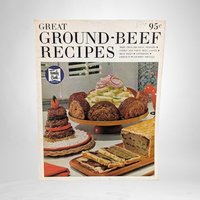 Vintage Family Circle Cookbook Lot, 1960s Ground Beef Recipes, 1972 Illustrated Cooking, 1992 New Tastes, Cookbooks for Home Chefs