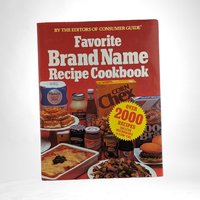 Vintage Favorite Brand Names Cookbook Pair, 1981 Recipe Book, 1996 Casserole Cookbook, Over 2000 Recipes, Retro Kitchen, Gift for Home Cook