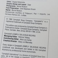 Vintage Campbell's Cookbook Pair - 1990s Simply Delicious & Quick and Easy Recipes - Classic Soup Dishes - Gift for Home Cook
