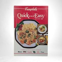 Vintage Campbell's Cookbook Pair - 1990s Simply Delicious & Quick and Easy Recipes - Classic Soup Dishes - Gift for Home Cook