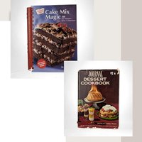 Vintage Dessert Cookbook Set: 2002 Duncan Hines Cake Mix Magic & 1964 Ladies Home Journal Cookbook