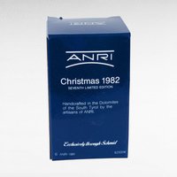 Vintage Anri Christmas Lot: 1989 Ornament, 1977 Bell, 1982 Annual Bell - Hand-Carved Collectibles