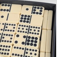 Vintage Pressman Dominoes Double 12 Set, 91 Pieces, Domino Game, Family Game Night, Gift for Board Game Lovers, Retro Game