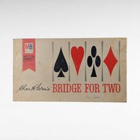 Vintage 1960s MB Chas Goren's Bridge for Two Game, Complete Card Game, Partner Bridge, Gift for Card Players, Retro Game