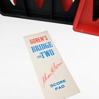 Vintage 1960s MB Chas Goren's Bridge for Two Game, Complete Card Game, Partner Bridge, Gift for Card Players, Retro Game