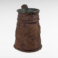 1971 Rumph Handmade Mug, Unique Handle, Collectible Stoneware, Gift for Art Lovers, Unique Drinkware