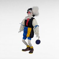 Vintage Clown Doll, Porcelain Face and Limbs, Collectible Display Doll, Whimsical Home Decor, Gift for Clown Enthusiasts