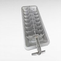 Pair of Aluminum Ice Cube Trays, Vintage Kitchenware, Functional Ice Trays, Classic Refrigerator Accessory, Gift for Home Bar Enthusiasts