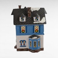 1996 Dept 56 Shingle Victorian House, Snow Village Collectible, Lighted Christmas Village Display, Holiday Home Decor Gift