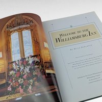 1997 Williamsburg Inn Hardcover Book, Hugh DeSamper Photography, Colonial Williamsburg Souvenir, Travel History Gift