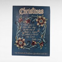 Vintage 1980s Christmas Literature Art Annuals Set of 3 Holiday Reading