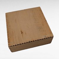 Vintage Pryography Box with Furry Face, Wooden Box, Unique Storage, Handmade Box, Decorative Box, Small Box, Whimsical Decor