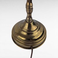 Vintage Double Brass Table Lamp, 16 Inch Height, Dual Light Desk Lamp, Antique Style Lighting, Unique Home Decor, Gift for Reader
