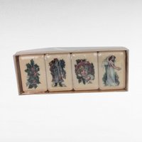 Sealed Vintage Christmas Soap Set - Forever Images 4 Piece Holiday Bath Gift