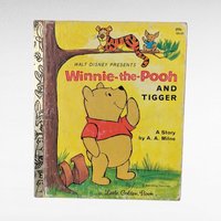 Vintage Little Golden Book Set, Winnie the Pooh, Mother Goose, Bert's Inventions, Road Runner, Children's Story Collection, Classic Reads