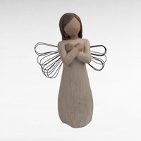 Vintage Willow Tree Figurines Set of 3 Sign of Love Wisdom Birthday Girl Collectible Home Decor Gift