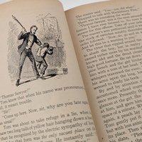 Vintage 1938 Tom Sawyer Book, Samuel Clemens Abridged Edition, Classic Children's Literature, Gift for Book Lovers