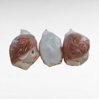 Vintage J.Shin Plastic Doll Heads and Hands Set, Unopened Craft Supplies, Retro Toy Making, Collectible Dolls