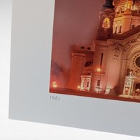 Vintage Saint Paul Cathedral Print, James Reininger Signed, Architectural Art, Minnesota Landmark, Gift for Art Lovers, Framed Wall Decor