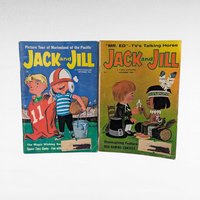 1962 Jack and Jill Magazines, September & November Issues, Vintage Children's Magazine, Collectible Kids Literature