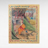 1995 Disney Winnie the Pooh's Valentine Hardcover Book, Children's Valentine Story, Pooh Bear Gift
