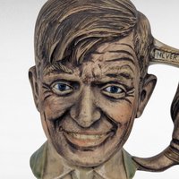 1978 Will Rogers Ceramic Mug, "Never Met A Man I Didn't Like", Vintage Character Mug, Americana Decor