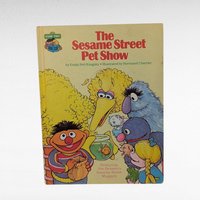 Vintage Sesame Street Book, 1980s Hardcover, Choose Your Title, Jim Henson, Kids Book, Nursery Decor