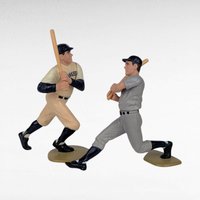 1989 Gehrig and Ruth Plastic Figurines Yankees Baseball Legends