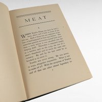 1928 "Meat" Hardcover Book by Wilbur Daniel Steele, Grosset & Dunlap, Collectible Book, Vintage Literature, Literary Gift