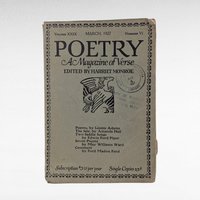 Vintage 1927 Poetry Magazine, Harriet Monroe Editor, Early 20th Century Verse, Literary Collectible, Gift for Poet