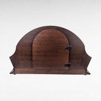 Vintage Seth Thomas Mantel Clock, Wood Case Console Clock, Untested Vintage Clock with Key, Home Decor